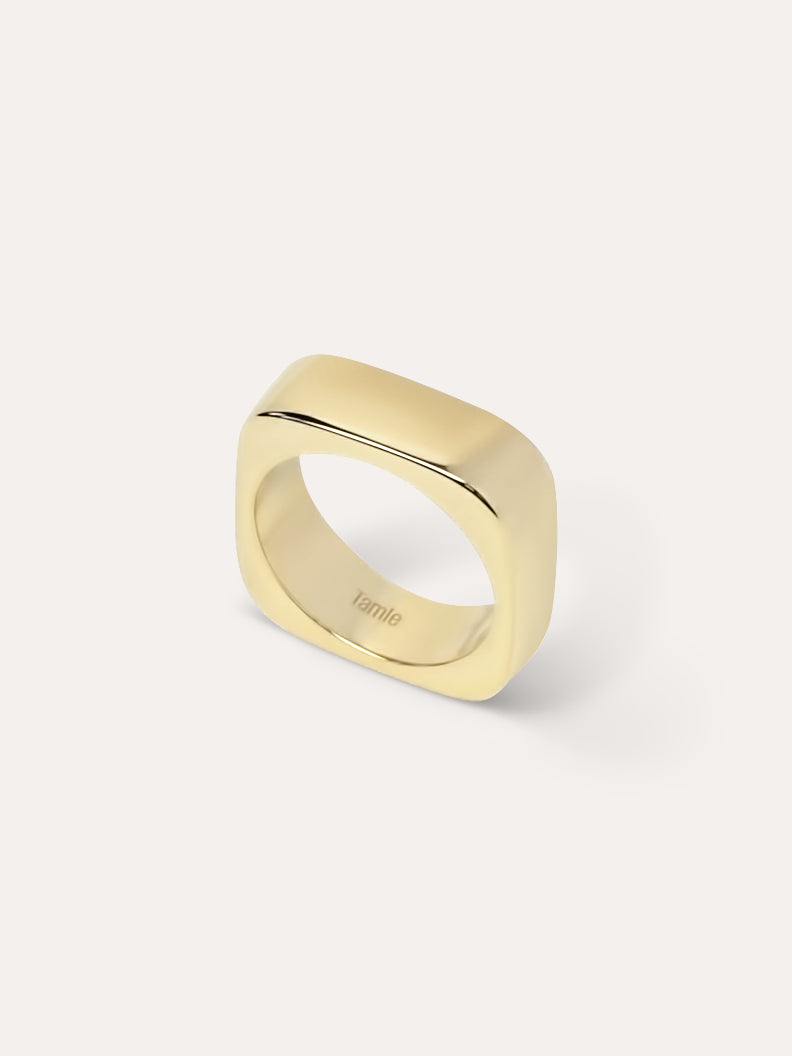 SCULPTURAL SQUARE RING