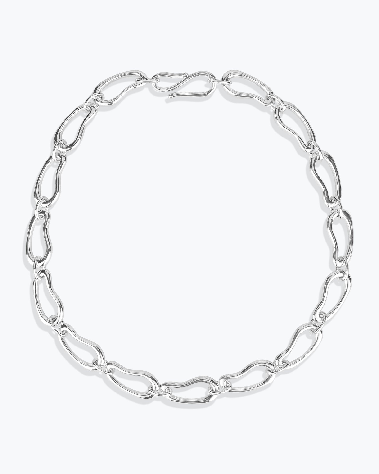 STREAM SILVER NECKLACE