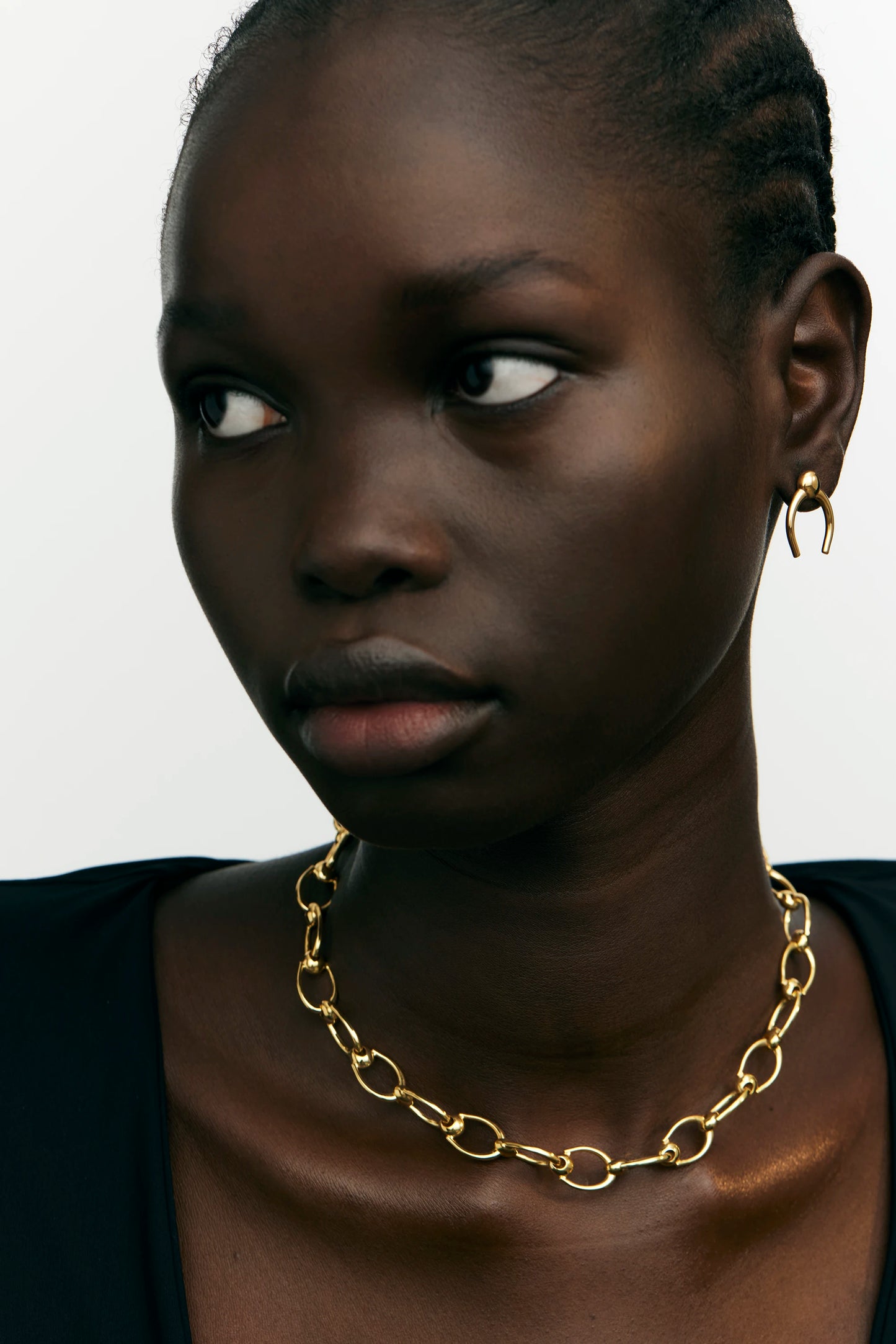 ARC STUD EARRINGS - GOLD