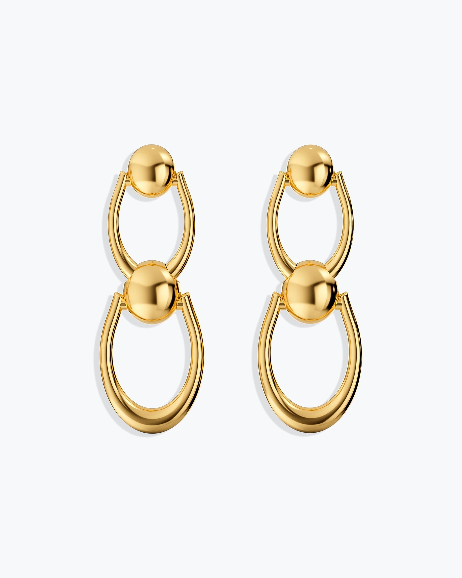 ARC FRONTAL - DROP EARRINGS - GOLD