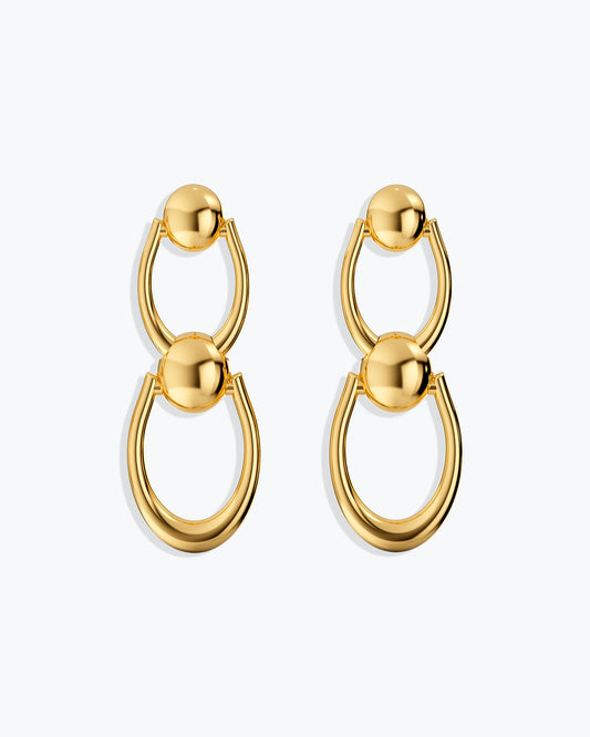 ARC FRONTAL - DROP EARRINGS - GOLD