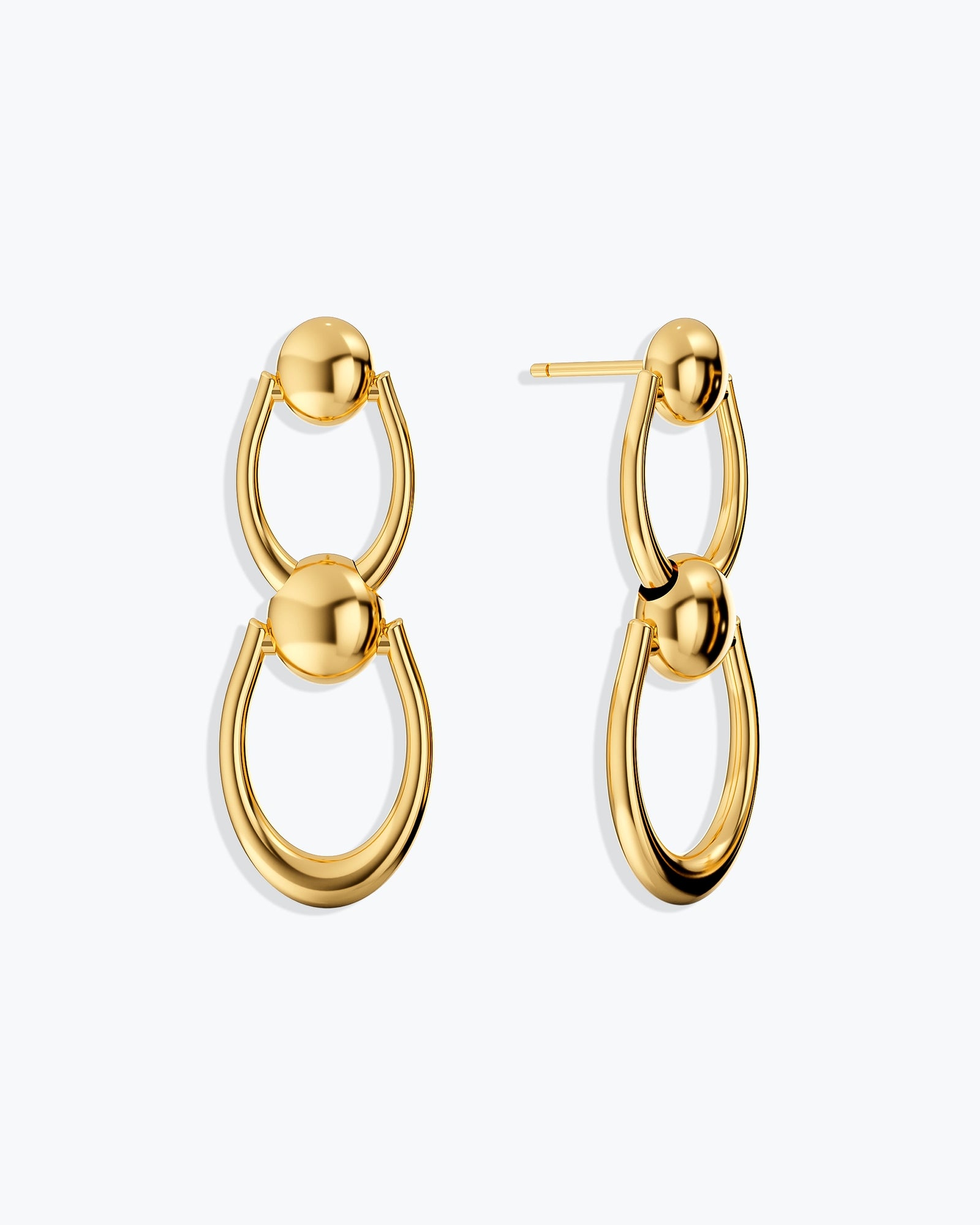 ARC FRONTAL - DROP EARRINGS - GOLD