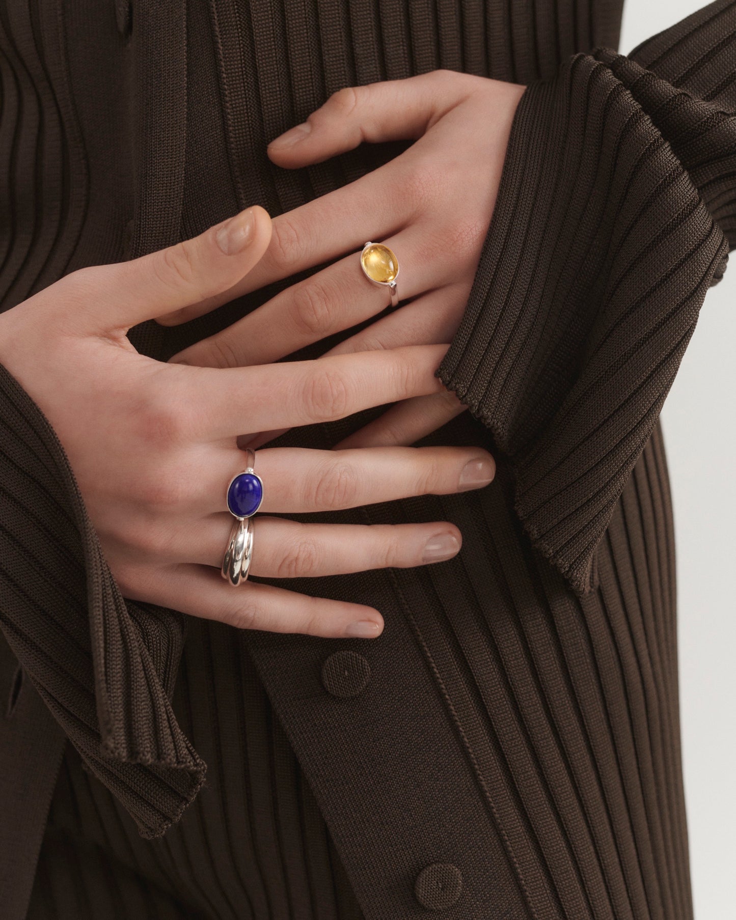Lea Thin Ring - Lapis Lazuli