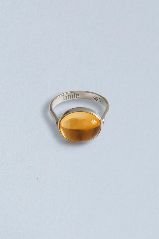 Lea Thin Ring - Citrine