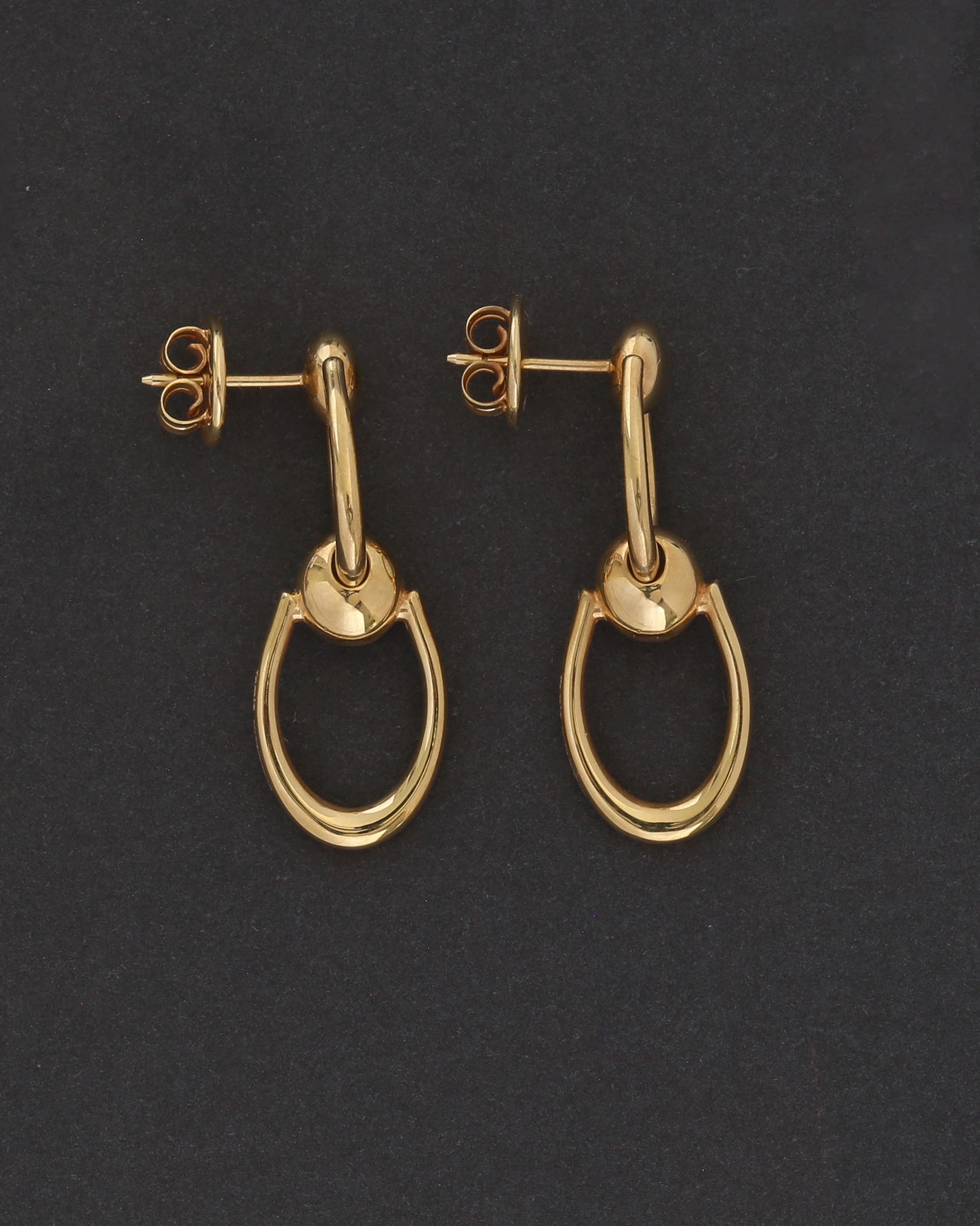 ARC OHRHÄNGER - ROTATED PATTERN - GOLD