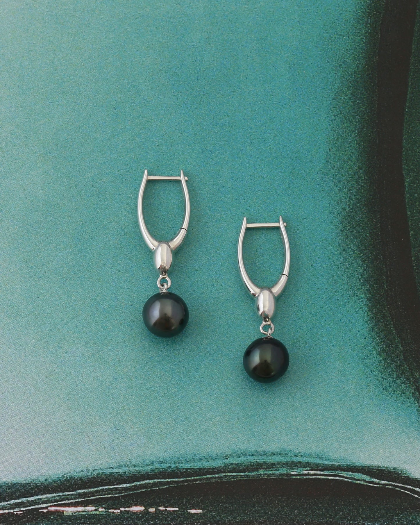 ARC OHRRINGE - TAHITI PERLEN - SILBER