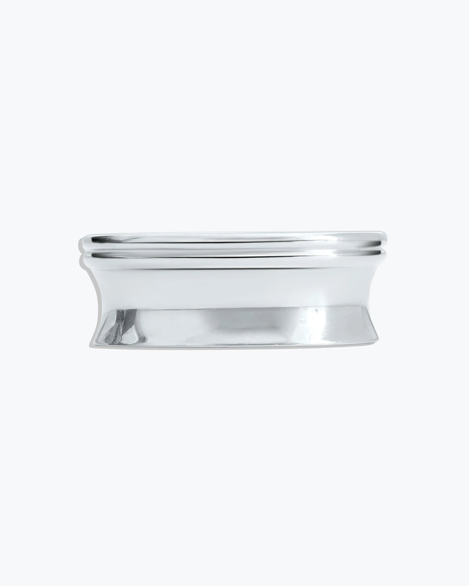 ARC RING - TRIPLE CURVE - SILVER