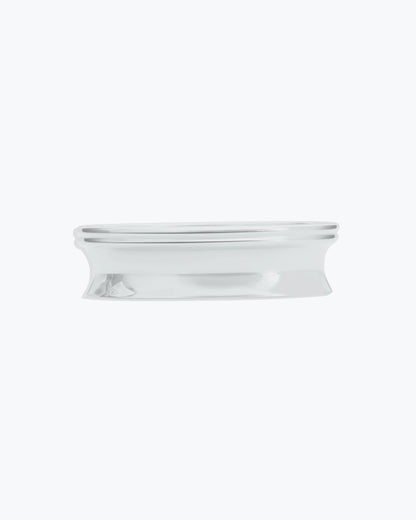 ARC RING - TRIPLE CURVE - SILVER