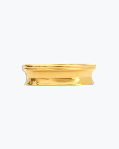 ARC RING - TRIPLE CURVE - GOLD