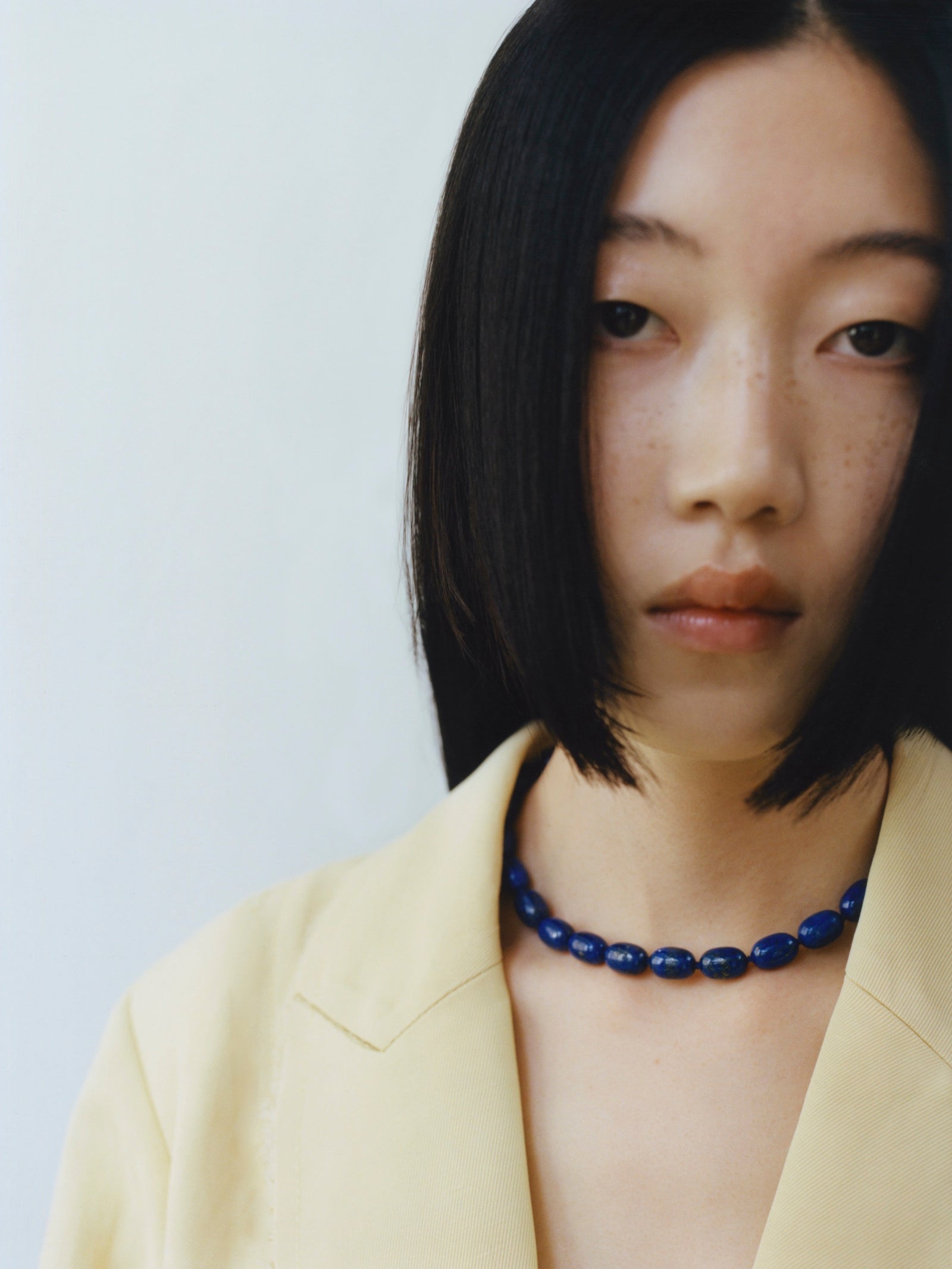 OVAL LAPIS COLLAR