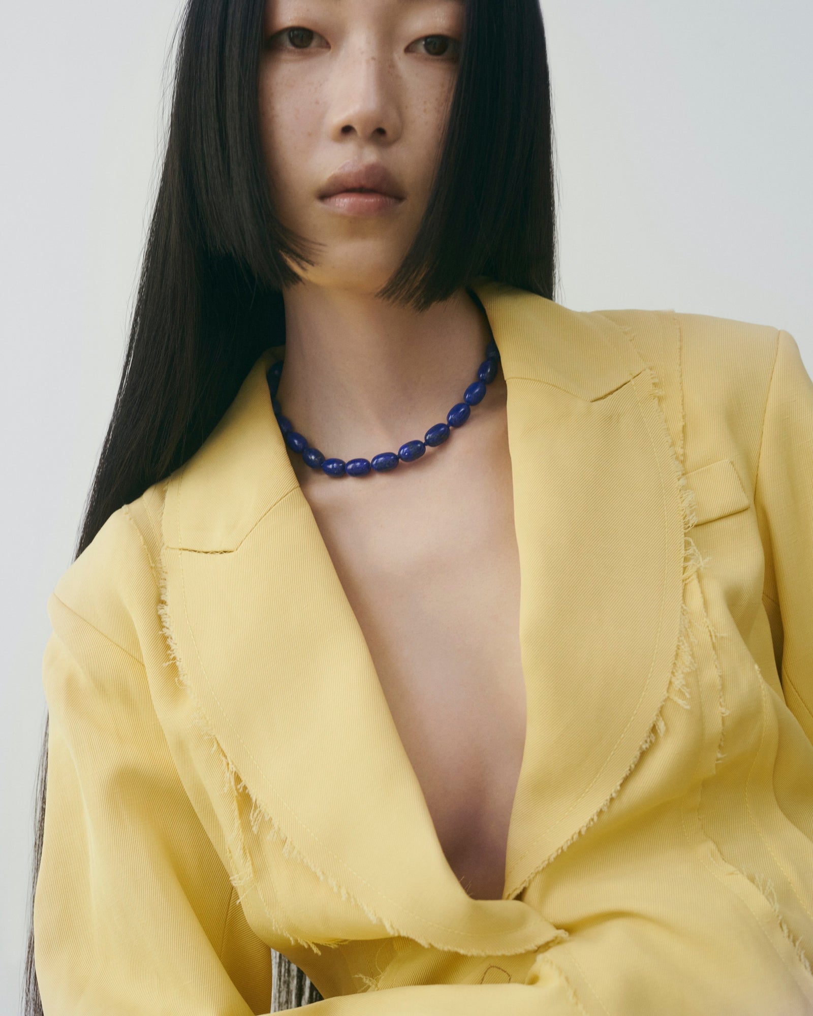 OVAL LAPIS COLLAR