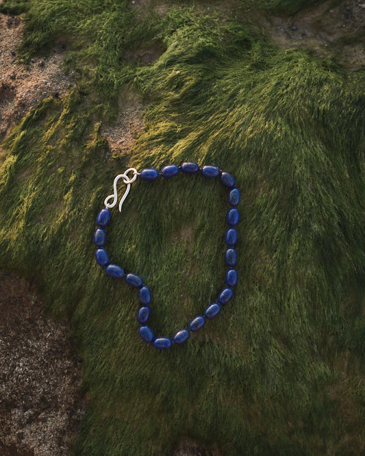 OVAL LAPIS COLLAR